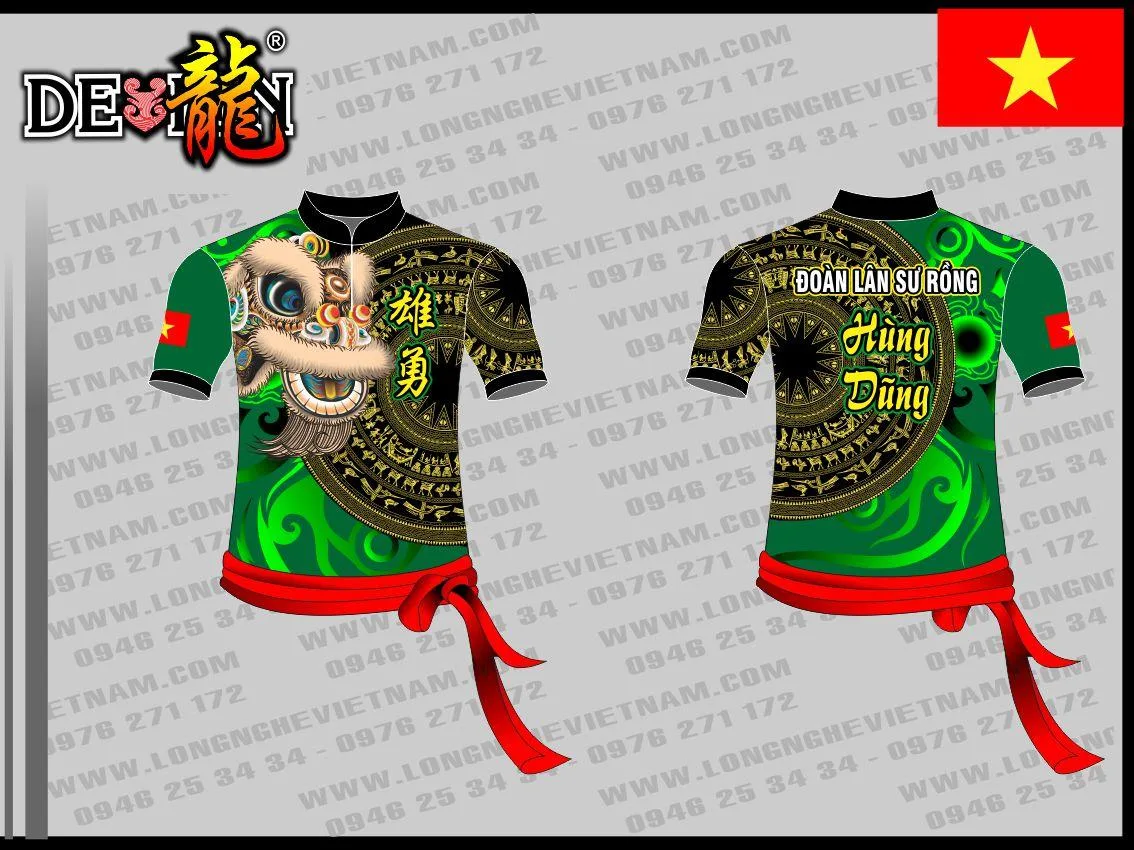 ÁO LÂN SƯ RỒNG HÙNG DŨNG 2