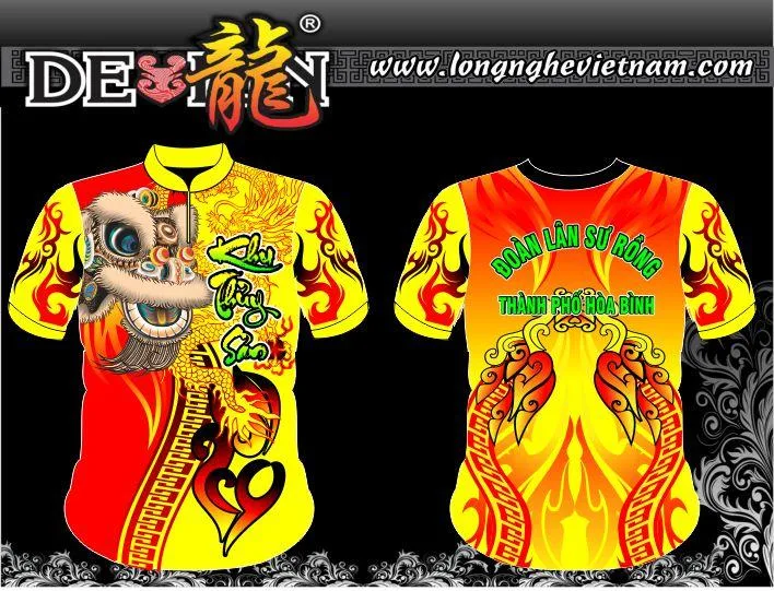 ÁO LÂN SƯ RỒNG KTS