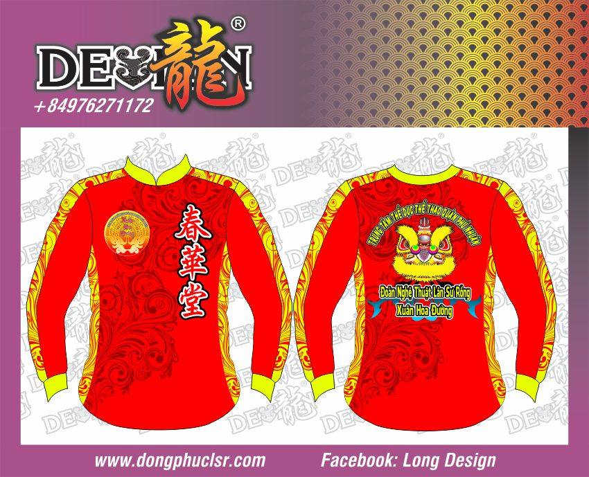 ÁO LÂN SƯ RỒNG XUÂN HOA
