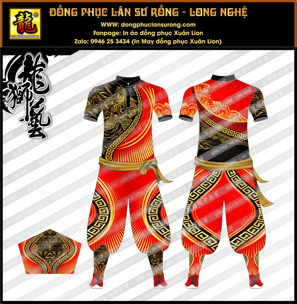 ĐỒNG PHỤC LÂN SƯ RỒNG ĐÀI LOAN TT1