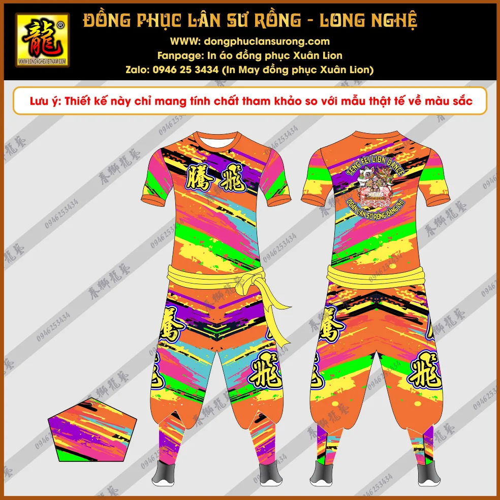 ĐỒNG PHỤC LÂN SƯ RỒNG ĐẰNG PHI MỸ