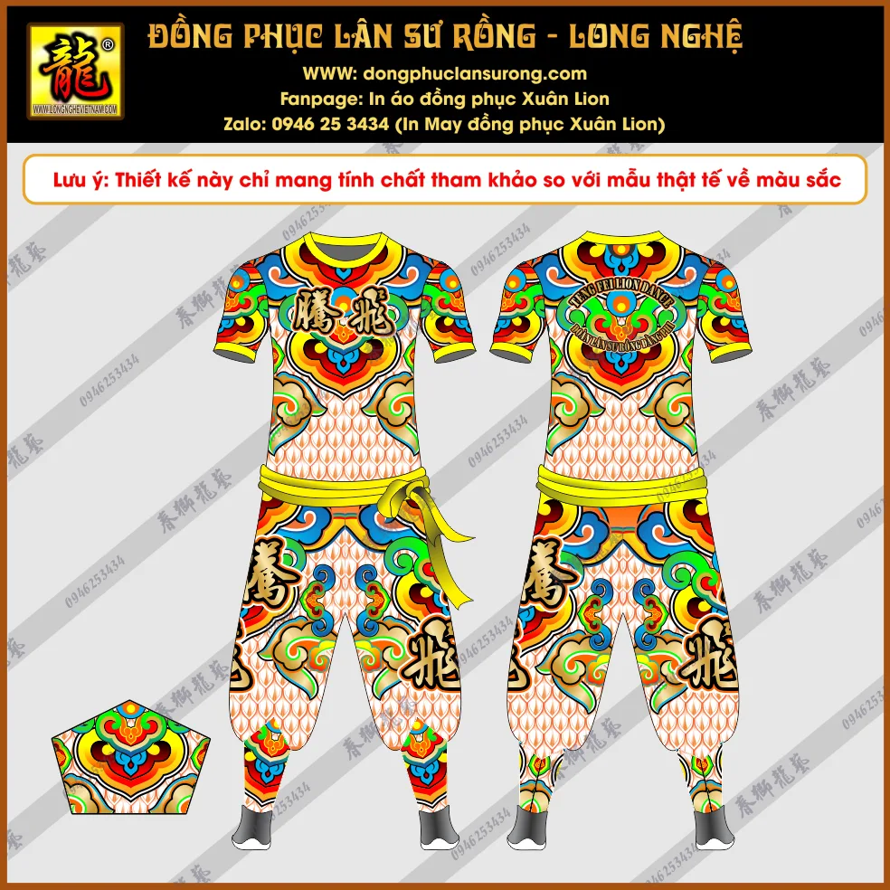 ĐỒNG PHỤC LÂN SƯ RỒNG ĐẰNG PHI
