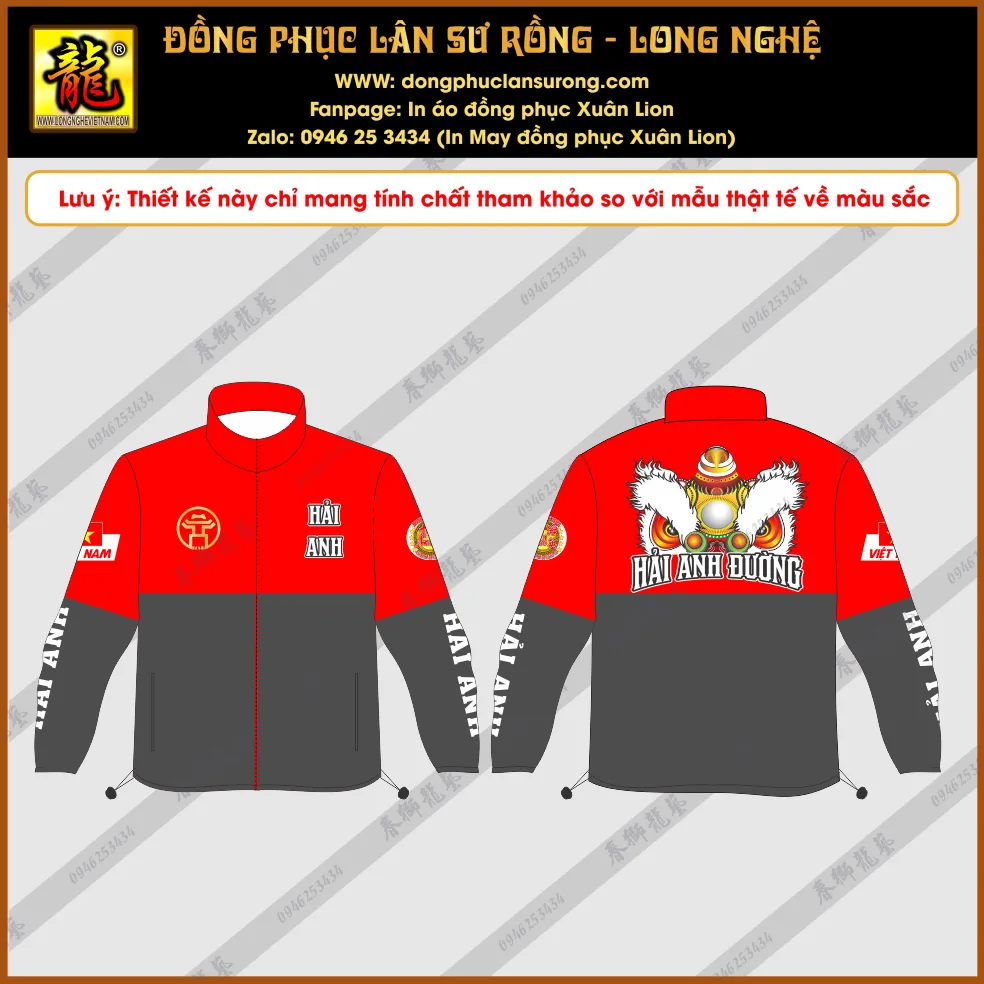 ĐỒNG PHỤC LÂN SƯ RỒNG HẢI ANH