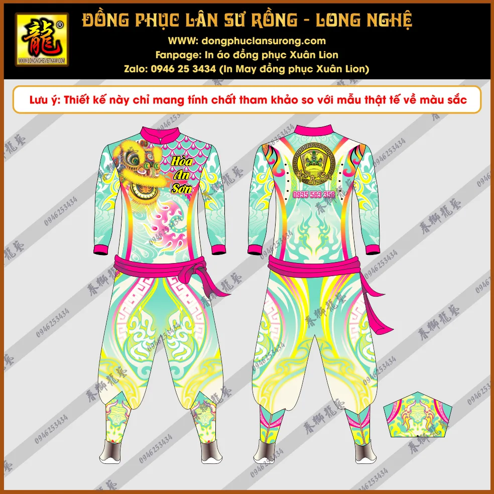 ĐỒNG PHỤC LÂN SƯ RỒNG HOÀ AN SƠN