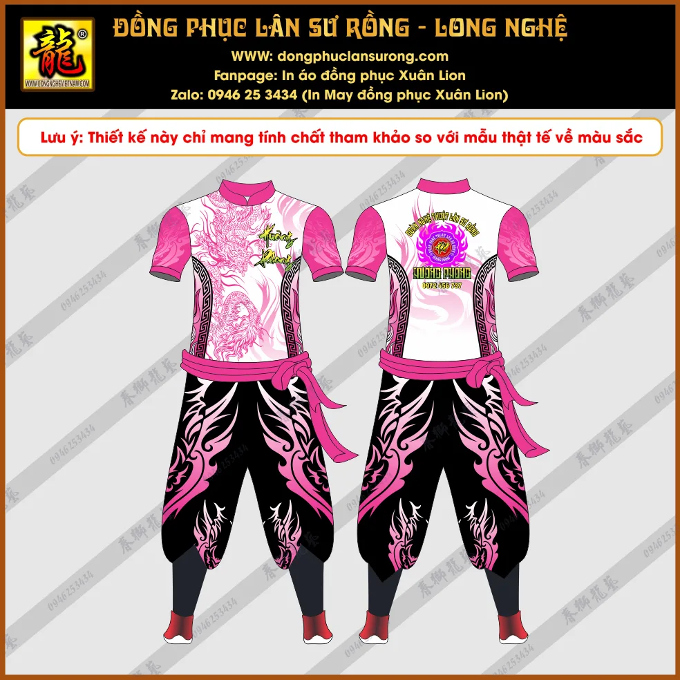 ĐỒNG PHỤC LÂN SƯ RỒNG HƯƠNG PHONG