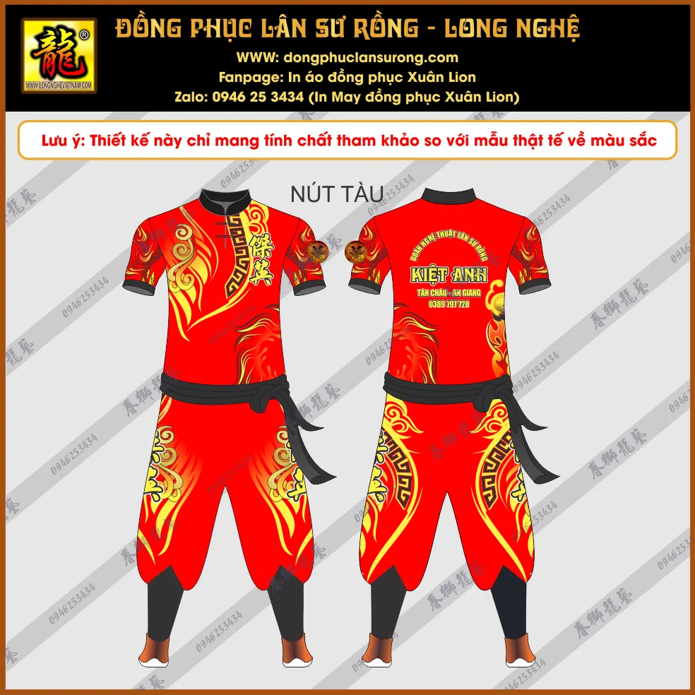 ĐỒNG PHỤC LÂN SƯ RỒNG KIỆT ANH