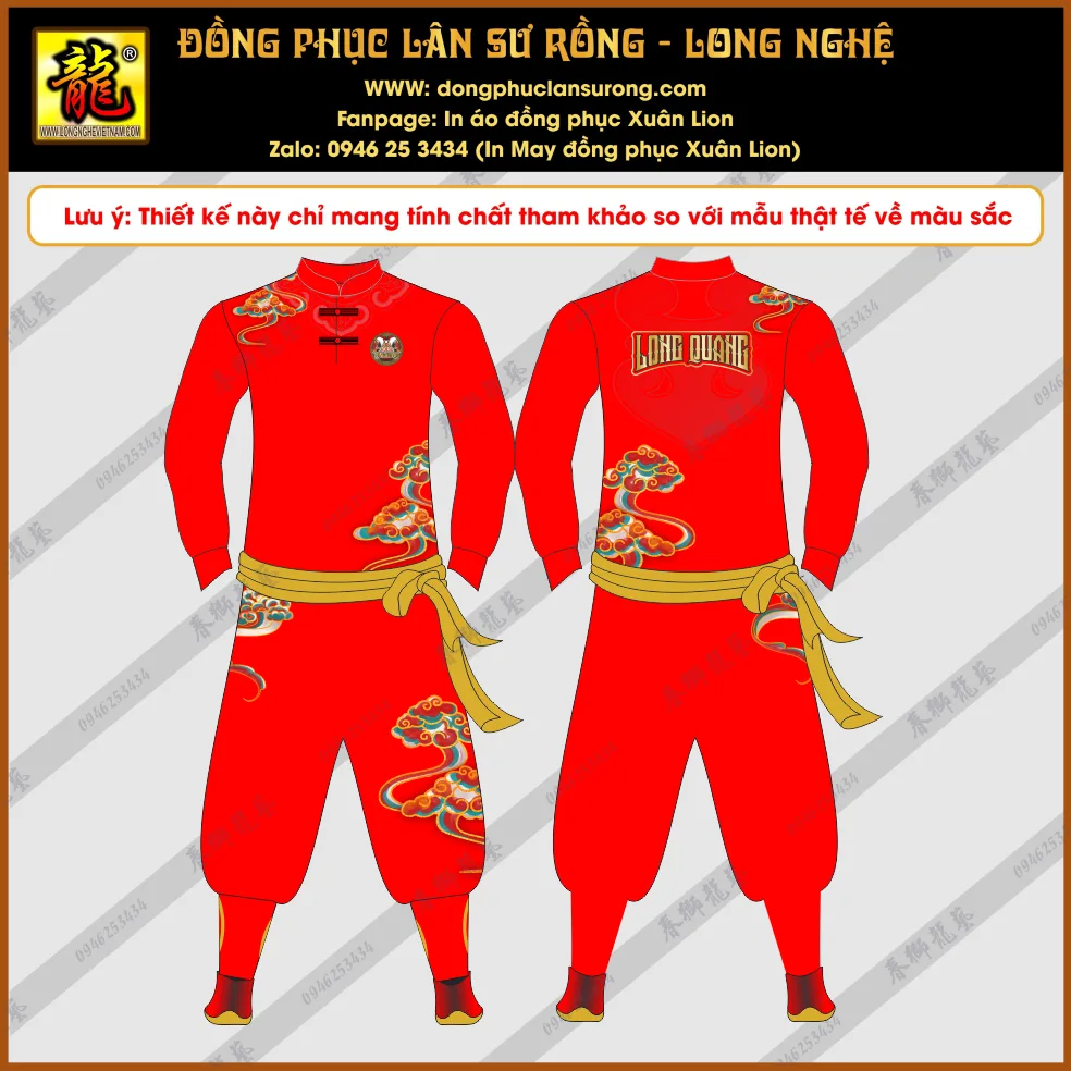 ĐỒNG PHỤC LÂN SƯ RỒNG LONG QUANG