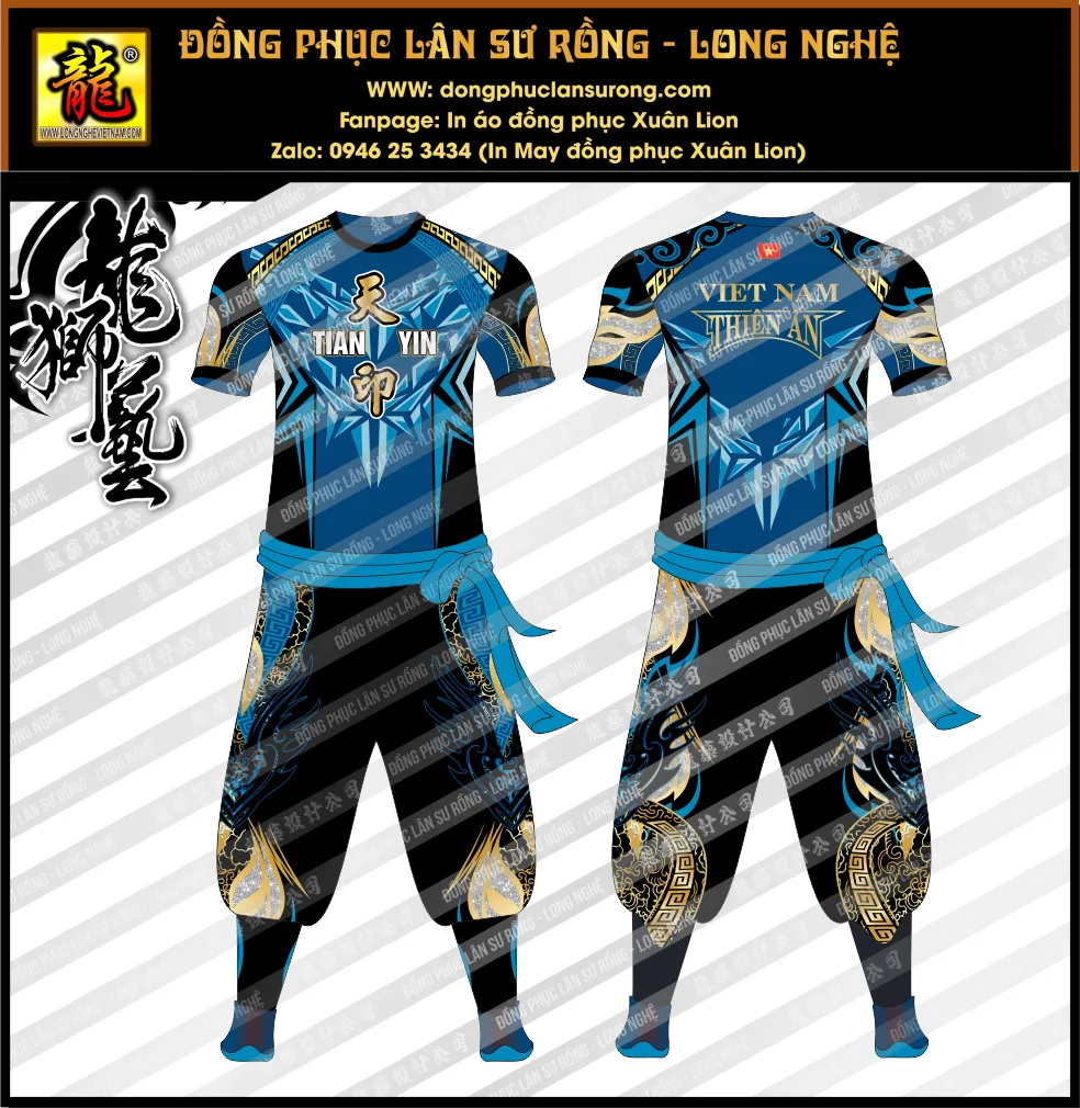 ĐỒNG PHỤC LÂN SƯ RỒNG THIÊN ẤN
