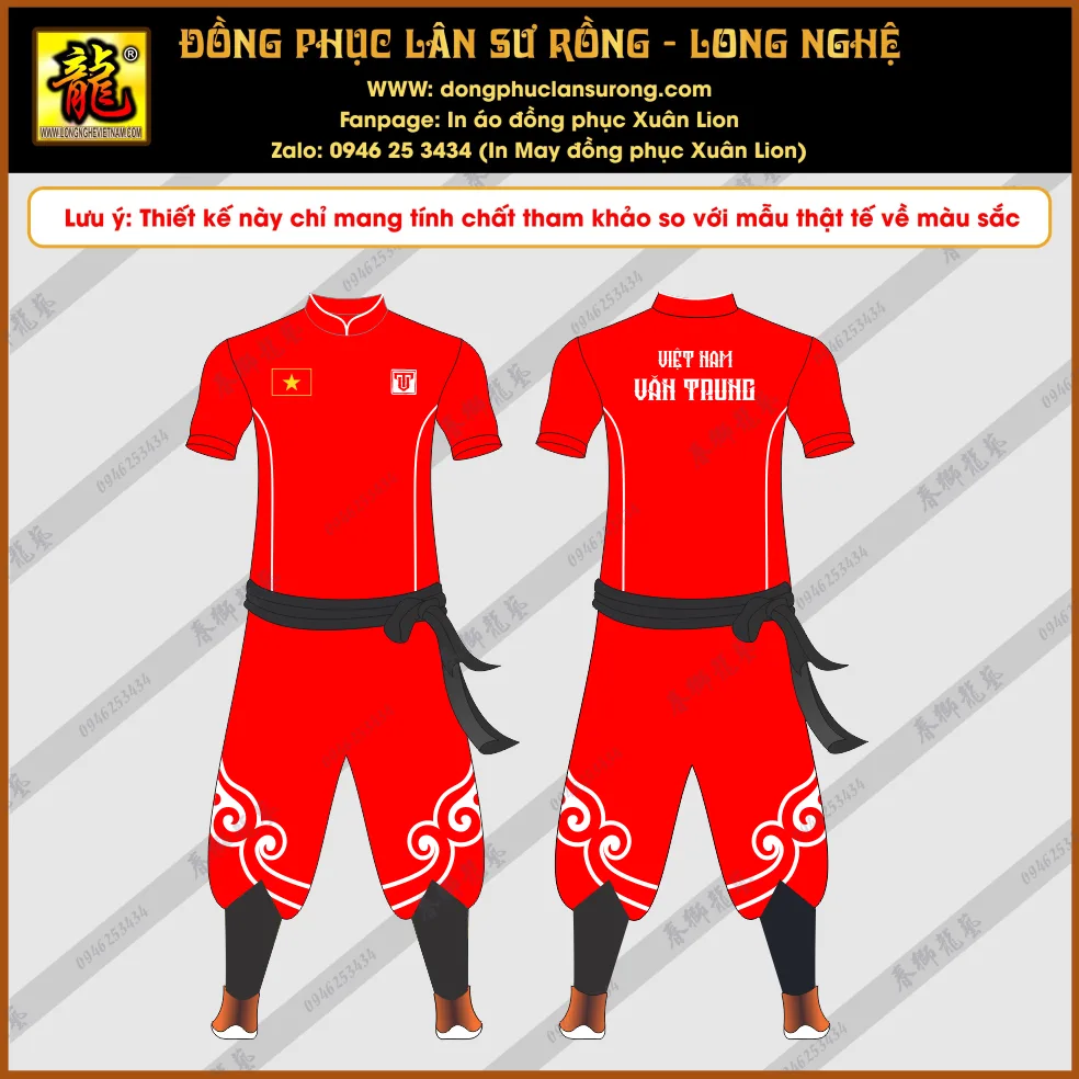 ĐỒNG PHỤC LÂN SƯ RỒNG VĂN TRUNG