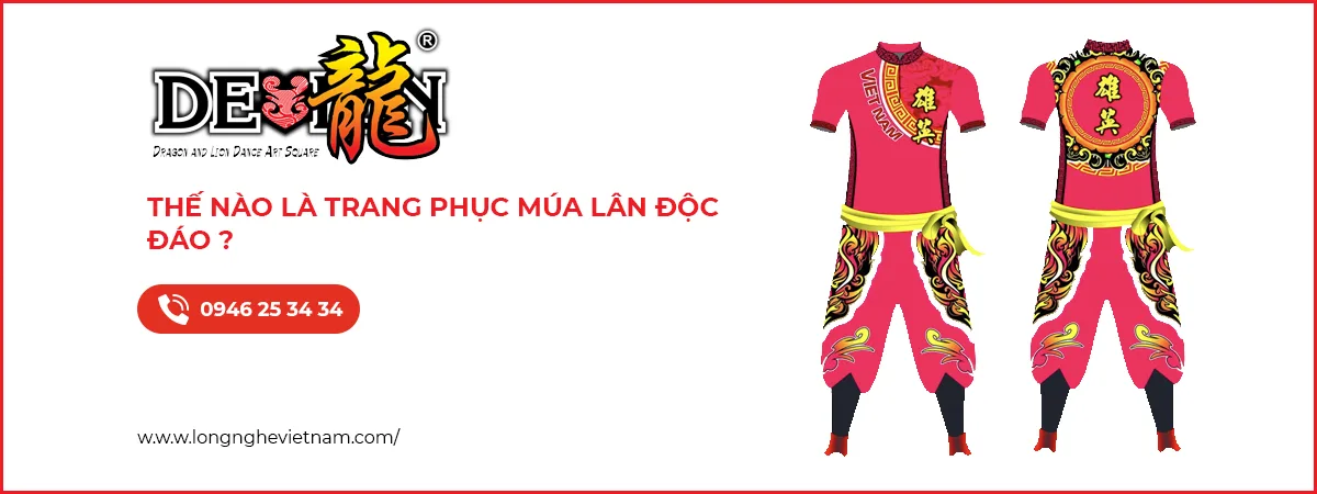 Nét độc đáo của trang phục múa lân