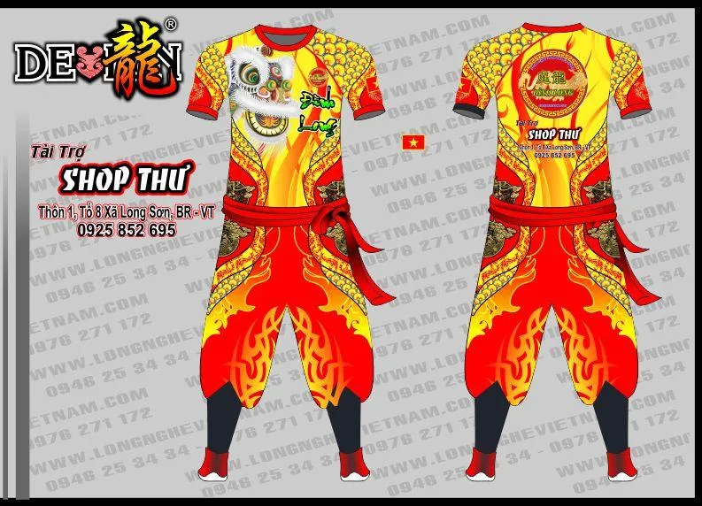 QUẦN ÁO MÚA LÂN ĐÌNH LONG VŨNG TÀU