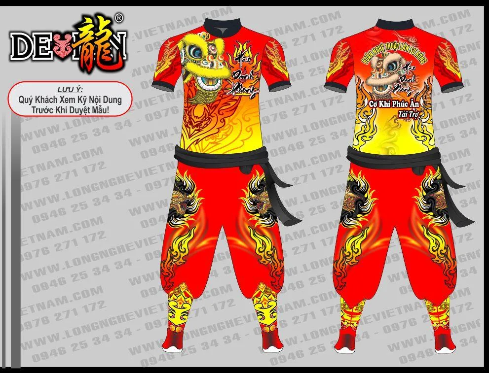 QUẦN ÁO MÚA LÂN HÀO DANH PHONG