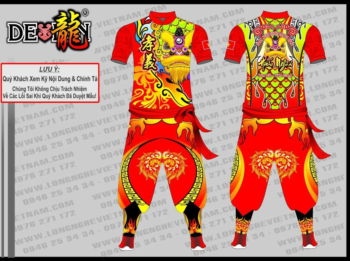QUẦN ÁO MÚA LÂN HIẾU NGHĨA