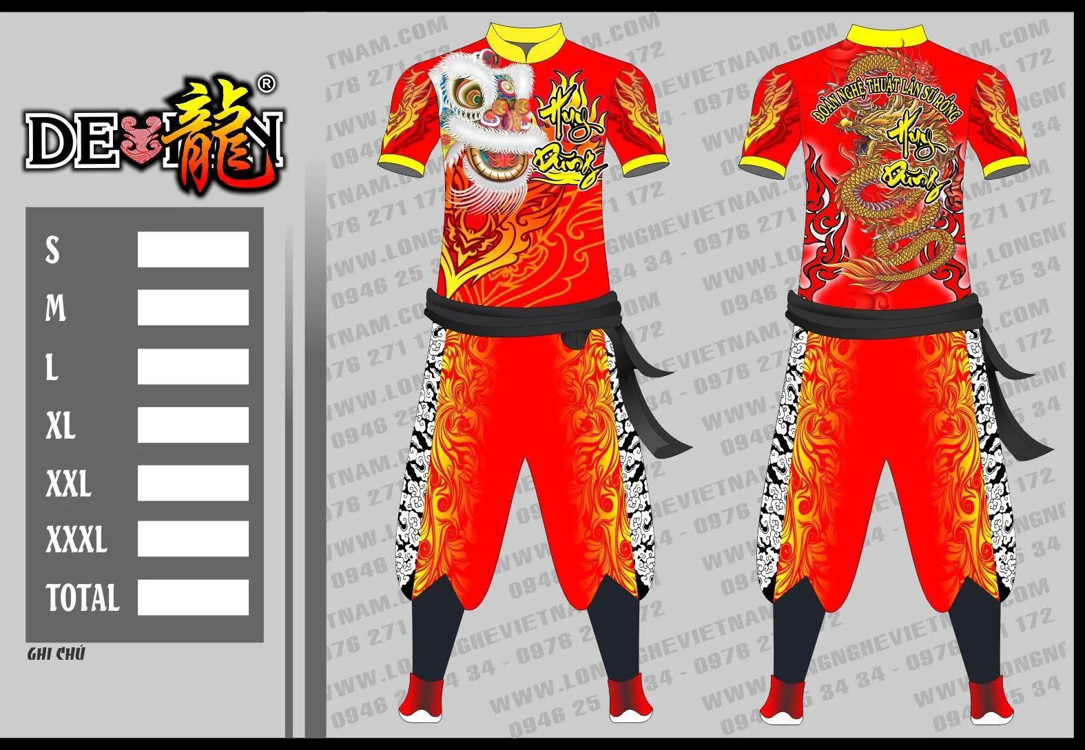 QUẦN ÁO MÚA LÂN HUY DŨNG