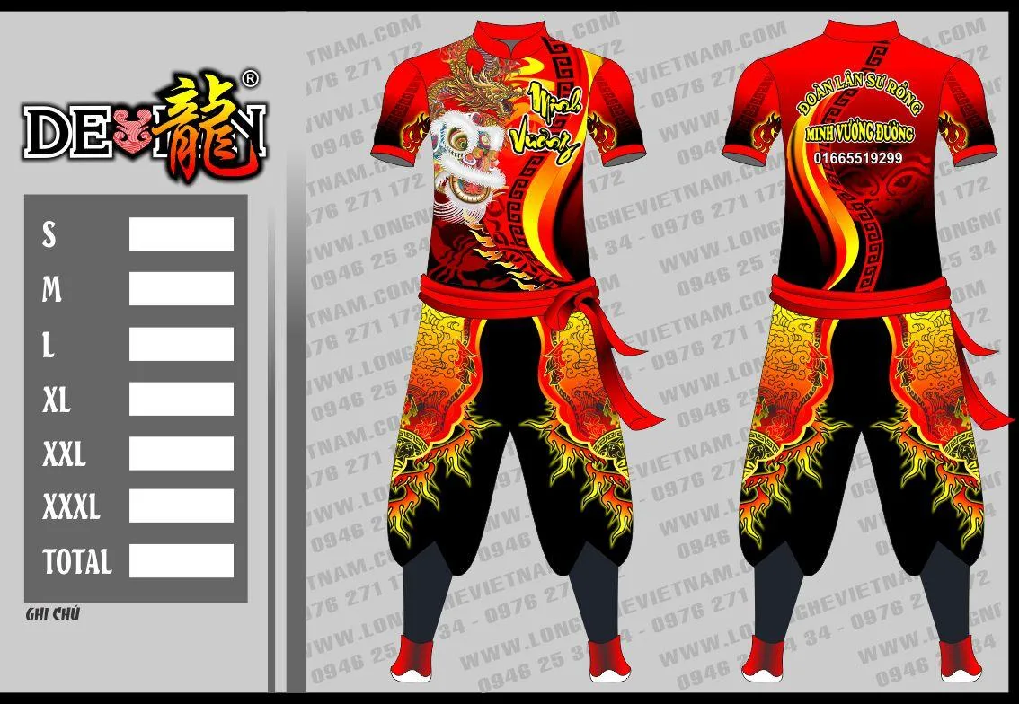 QUẦN ÁO MÚA LÂN MINH VƯƠNG