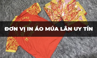 Trang phục múa lân cho trẻ em