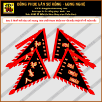 CỜ TAM GIÁC- CỜ NGŨ SẮC - CỜ THẦN - CỜ LỄ HOÀ THIỆN NHÂN
