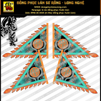 CỜ TAM GIÁC - CỜ THẤT TINH - CỜ NGŨ SẮC- CỜ MÚA LÂN M1