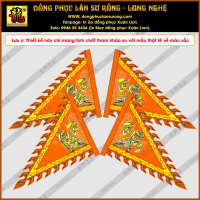 CỜ TAM GIÁC- CỜ NGŨ SẮC - CỜ THẦN - CỜ LỄ TỨ LONG