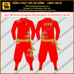 ĐỒNG PHỤC LÂN SƯ RỒNG LONG QUANG