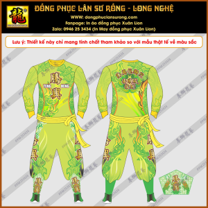 ĐỒNG PHỤC LÂN SƯ RỒNG TENG HENG MALAYSIA