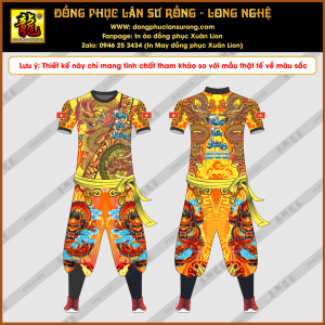 ĐỒNG PHỤC LÂN SƯ RỒNG NHƯ TIÊN ĐƯỜNG