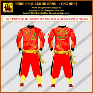 ĐỒNG PHỤC LÂN SƯ RỒNG TÂM PHÚC